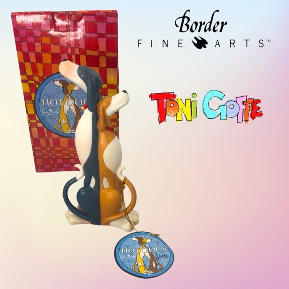 03' IOB Border Fine Arts Toni Goffe Hot Dogs 'Their First Tiff' Basie & Daisy